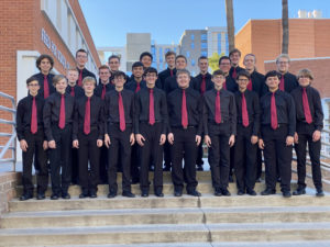 Group photo of the Young Men's Ensemble